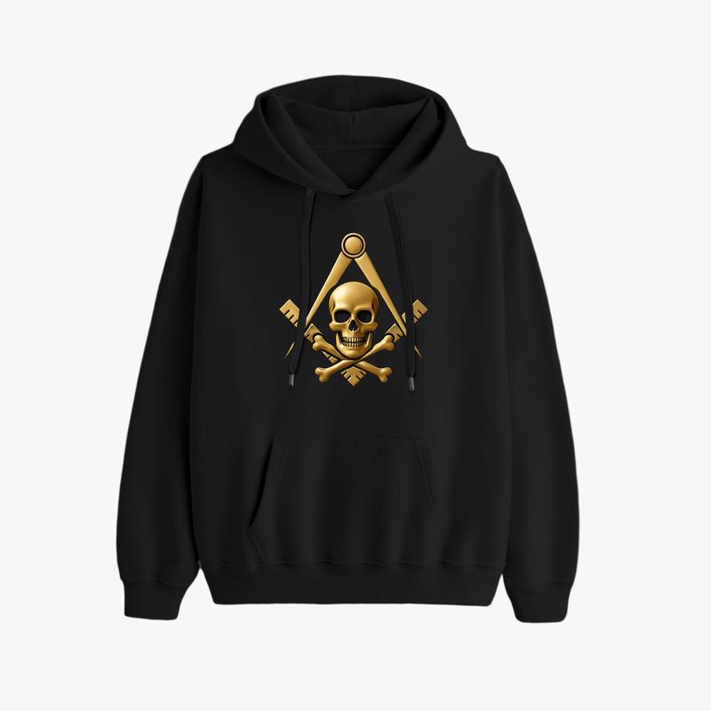 Widows Sons Hoodie - Square & Compass with Skull & Bones Pullover Hoodie