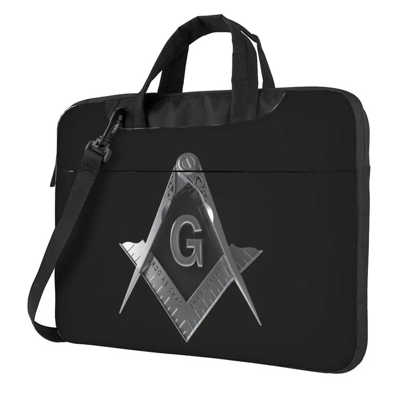 Master Mason Blue Lodge Laptop Bag - Shockproof Polyester Fiber