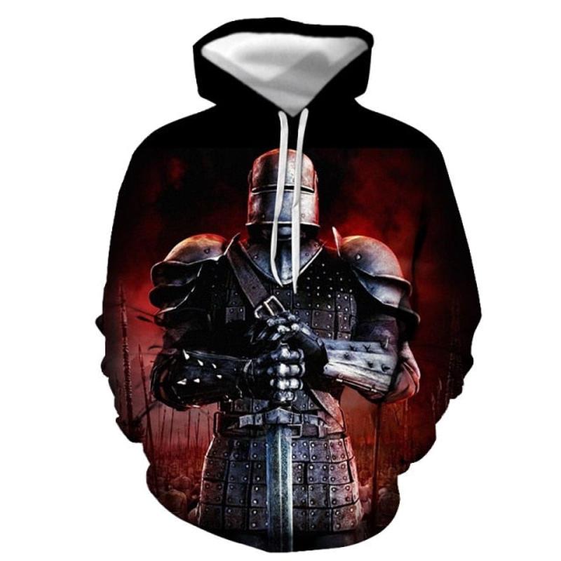 Knights Templar Hoodie - 3D Printing