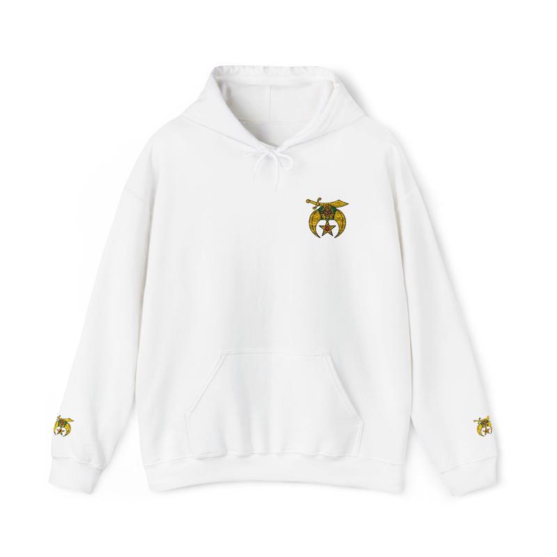 Daughters of Sphinx Hoodie - Soft Cotton Poly Blend Embroidered Sword Crescent Design
