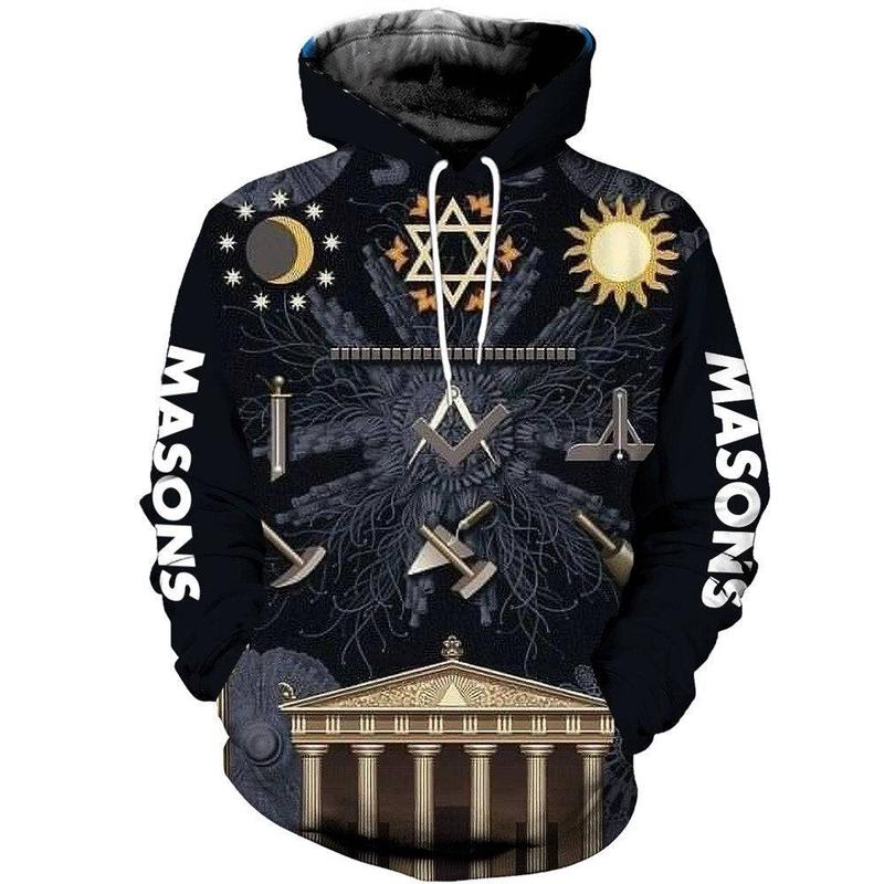 Knights Templar Hoodie - Autumn and Winter 3D Printed