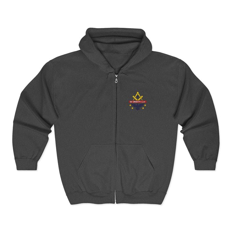 National Sojourners Hoodie - Zip Up Jacket Eagle S&C Embroidery