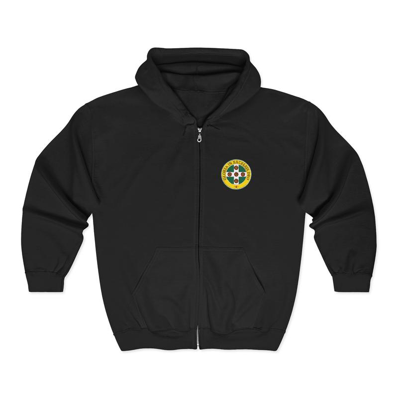 Royal Order of Scotland Hoodie - Zip Up Jacket Thistle Cross Embroidery
