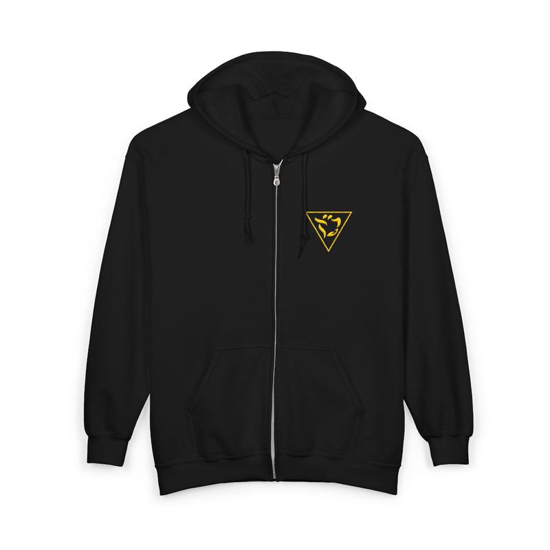 Grand Tiler of Solomon Hoodie - Golden Triangle Everyday Wear Zip Up Jacket