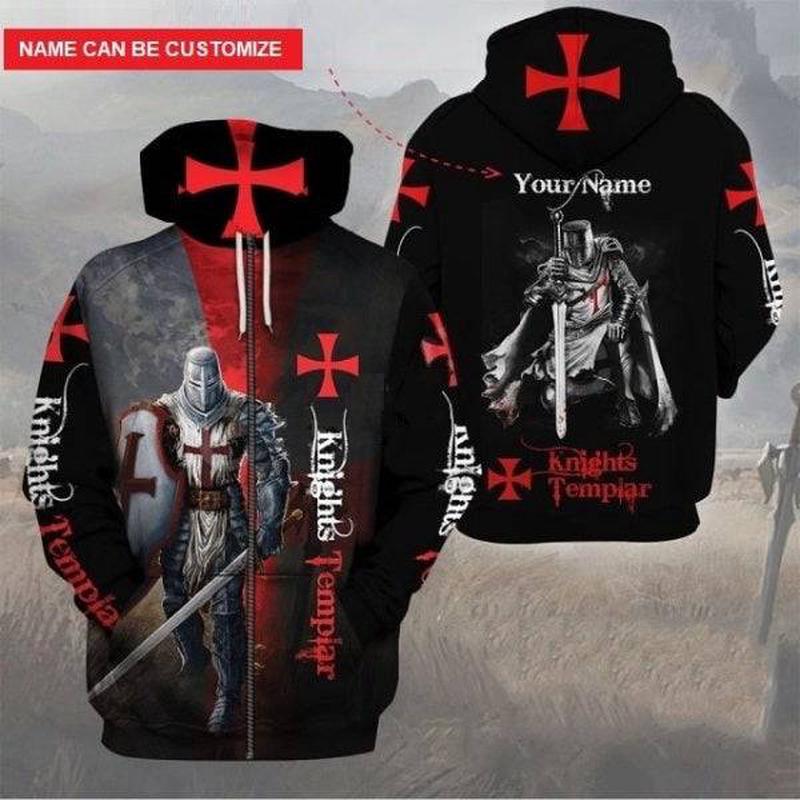 Knights Templar Hoodie - Casual Jesus Guard , Sweatshirts & Zipper
