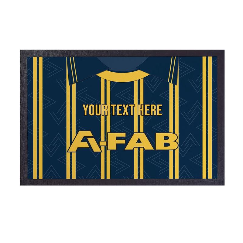 Aberdeen 1993 Away - Personalised Retro Door Mat - 60cm x 40cm